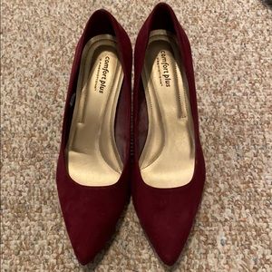 Maroon heels